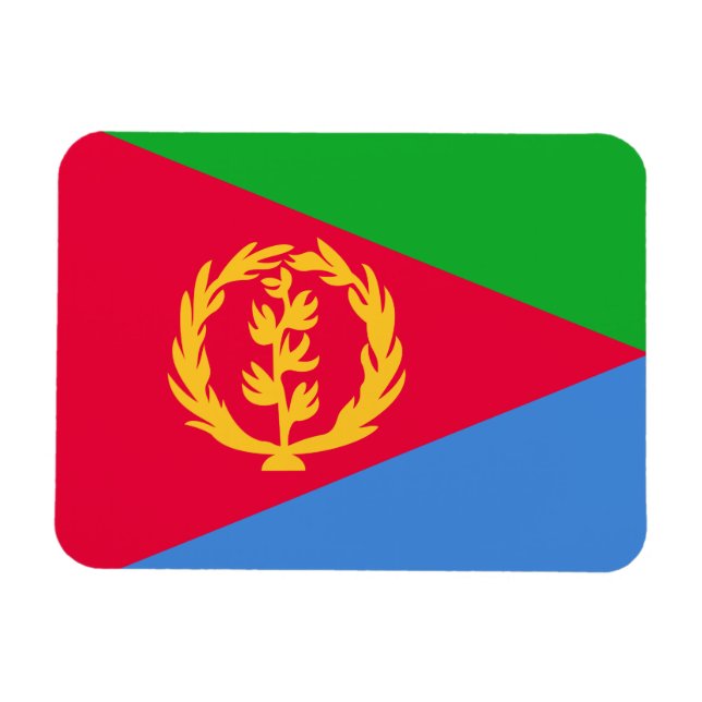 Ímã Bandeira da Eritreia (Horizontal)
