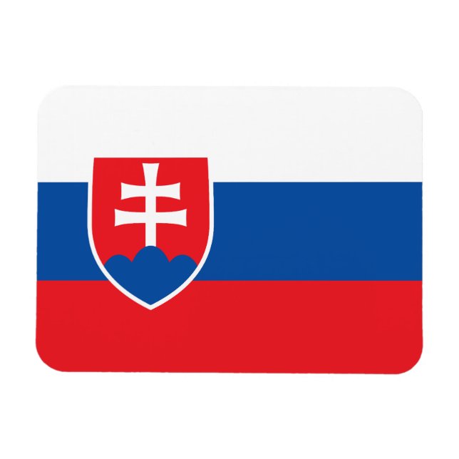 Ímã Bandeira da Eslováquia (Horizontal)