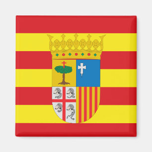 Imã Bandeira da Espanha de Aragão (Comunidade Autônoma