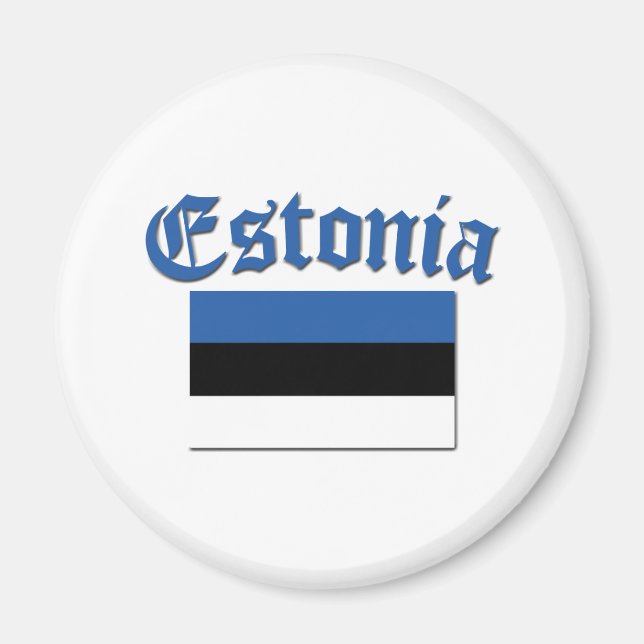 Imã Bandeira da Estônia (Frente)