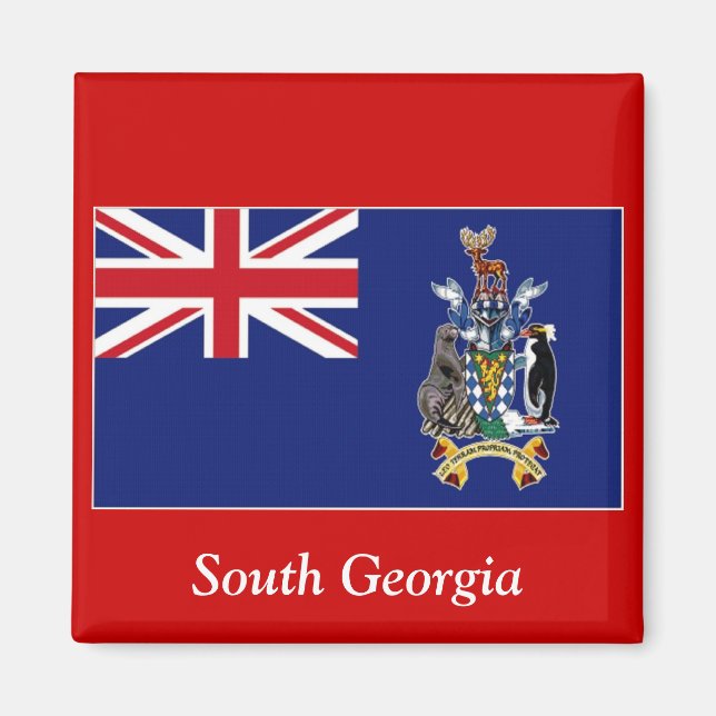 Imã Bandeira da Geórgia do Sul (Frente)