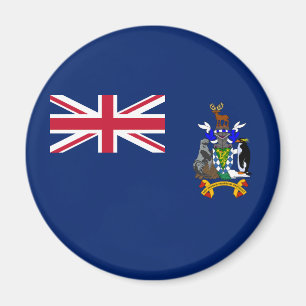 Imã Bandeira da Geórgia do Sul e Ilhas Sandwich do Sul