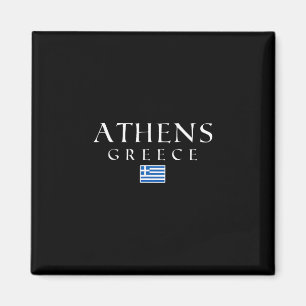 Imã Bandeira da Grécia Atenas Férias Souvenir de Atena