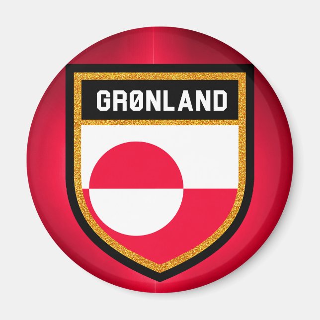 Imã Bandeira da Gronelândia (Frente)