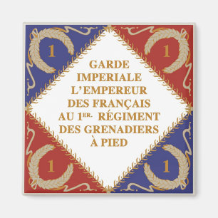 Imã bandeira da guarda imperial