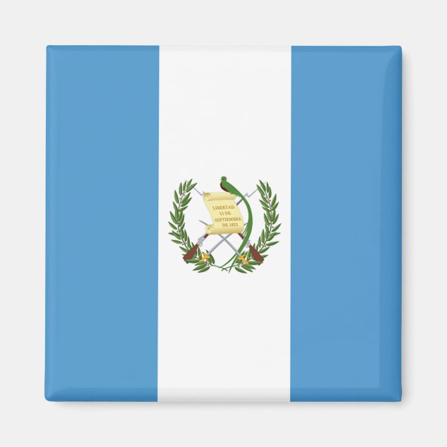 Imã Bandeira da Guatemala - América Central (Frente)