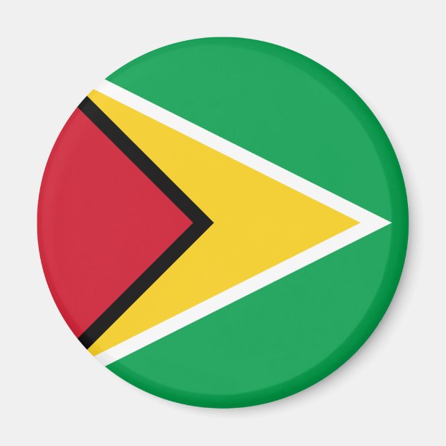 Imã Bandeira da Guiana (Frente)