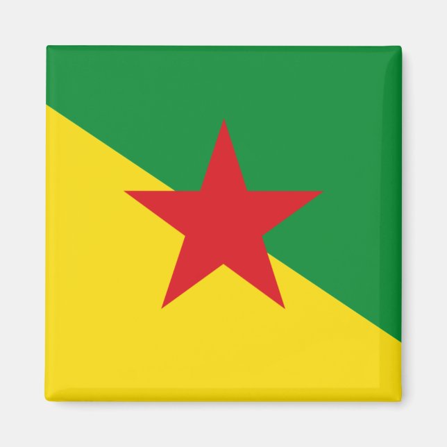 Imã Bandeira da Guiana Francesa (Frente)