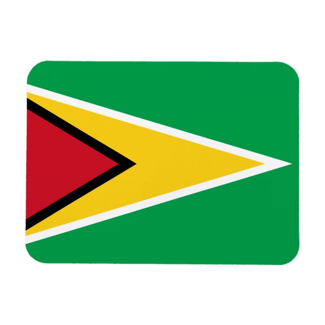 Ímã Bandeira da Guiana Patriótica (Horizontal)