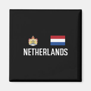 Imã Bandeira da Holanda Fã de Futebol Soccer Homens Mu