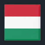 Imã Bandeira da Hungria<br><div class="desc">Produtos de Sinalizador Mundial Personalizáveis - Sinta-se à vontade para adicionar o seu próprio texto.</div>