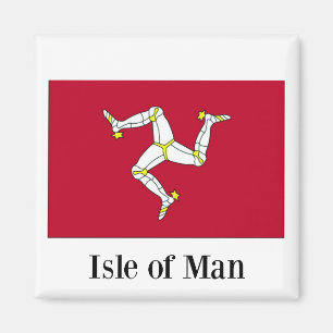 Imã Bandeira da Ilha de Man