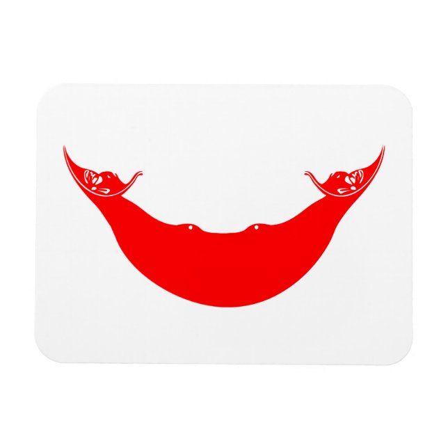 Ímã Bandeira da Ilha de Páscoa (Horizontal)