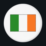Imã Bandeira da Irlanda<br><div class="desc">A imagem mostra a Irish Flag ou Flag da Irlanda,  o tricolor verde,  branco e laranja.</div>