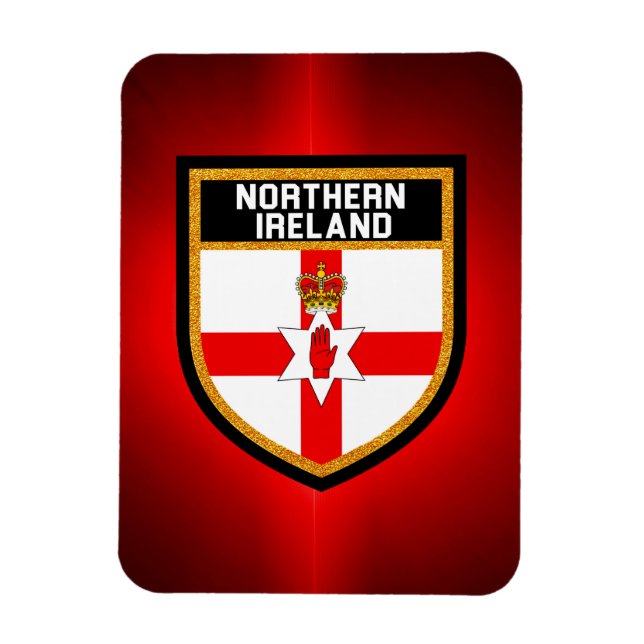 Ímã Bandeira da Irlanda do norte (Vertical)