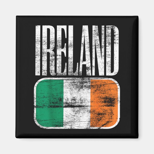 Imã Bandeira da Irlanda Suporte  (Frente)