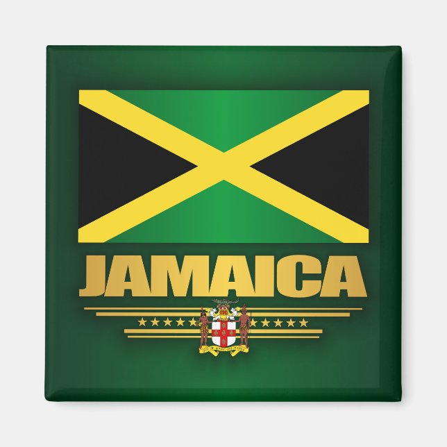 Imã bandeira da Jamaica (Frente)