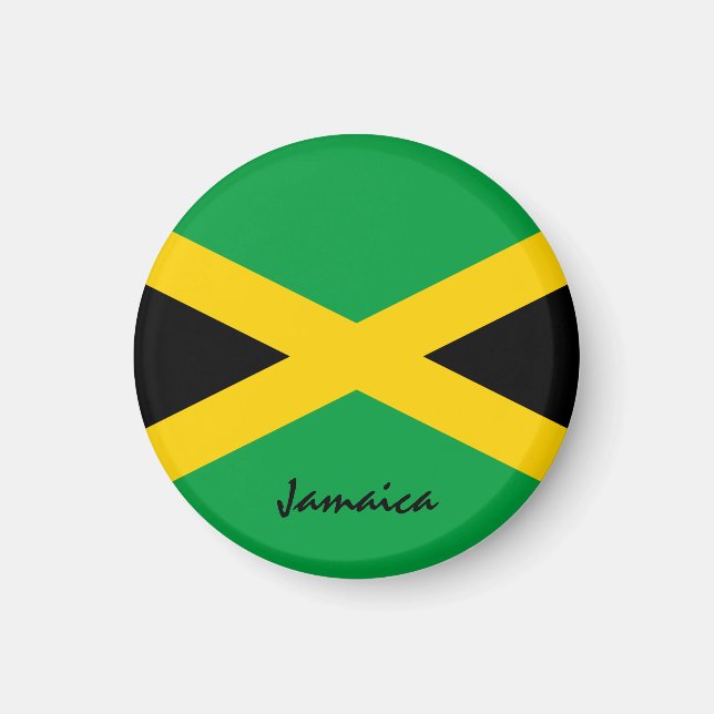 Imã Bandeira da Jamaica e América - fãs de viagem/espo (Frente)