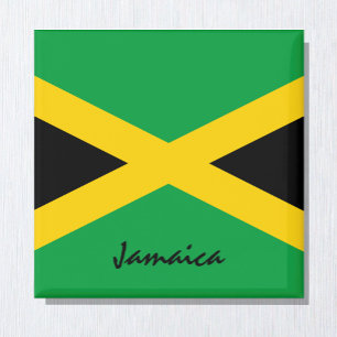 Imã Bandeira da Jamaica e fãs de férias e esportes d