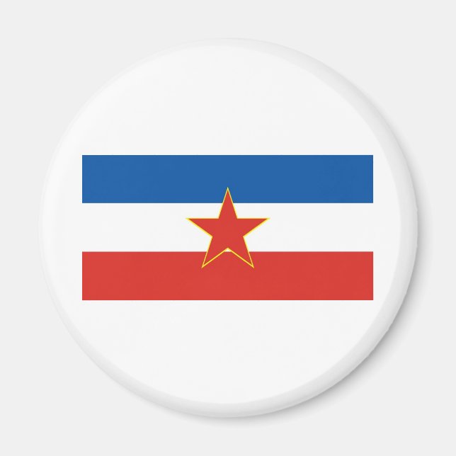 Imã bandeira da jugoslávia (Frente)