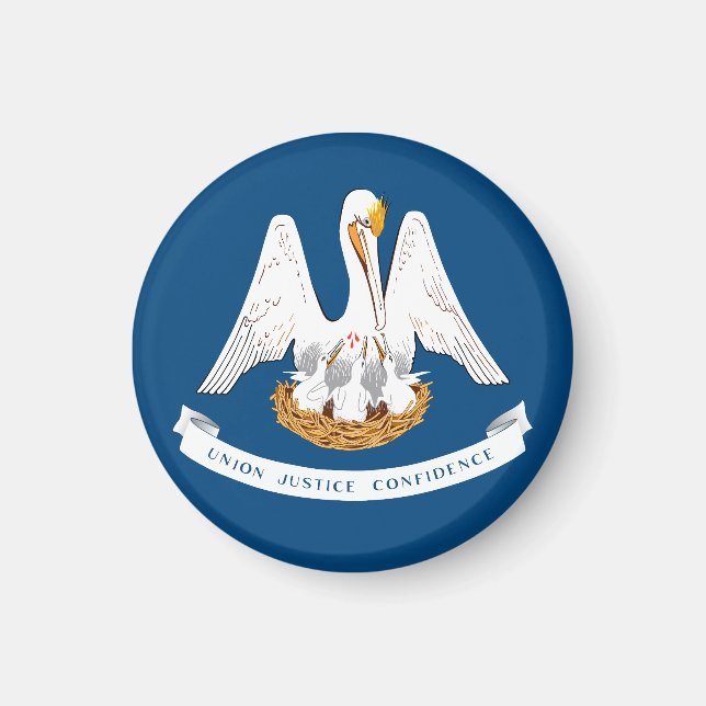 Imã Bandeira da Louisiana (Frente)