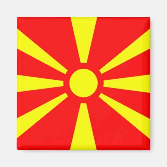 Imã Bandeira da Macedônia (Frente)