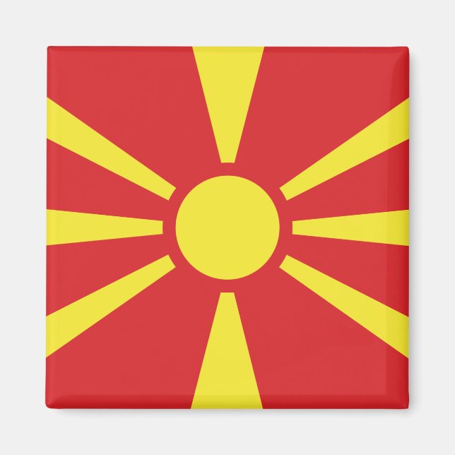 Imã Bandeira da Macedônia do Norte (Frente)