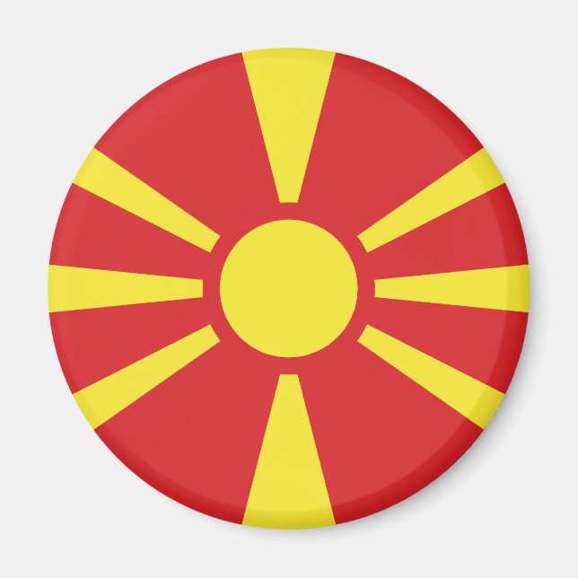 Imã Bandeira da Macedônia do Norte (Frente)