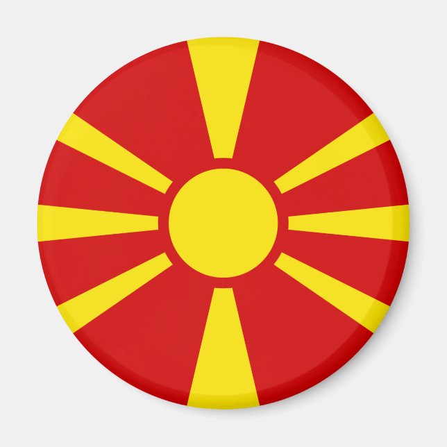 Imã Bandeira da Macedônia do Norte (Frente)