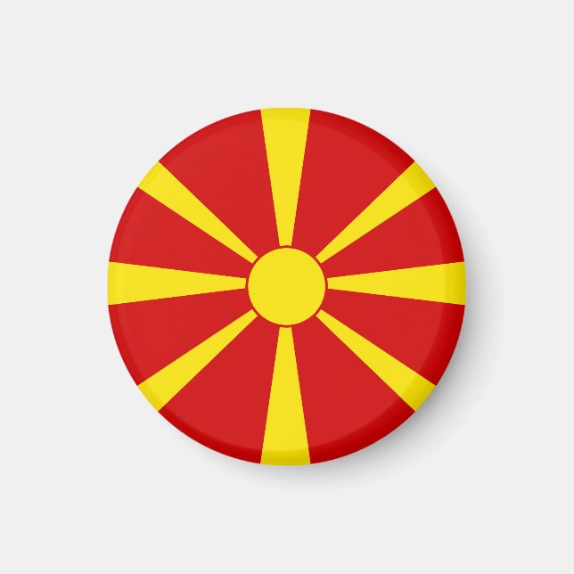 Imã Bandeira da Macedônia do Norte (Frente)