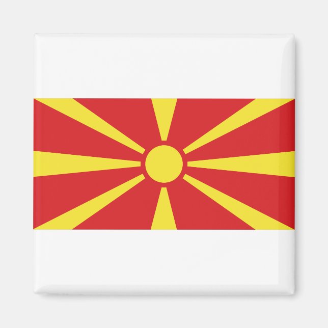 Imã Bandeira da Macedônia do Norte (Frente)