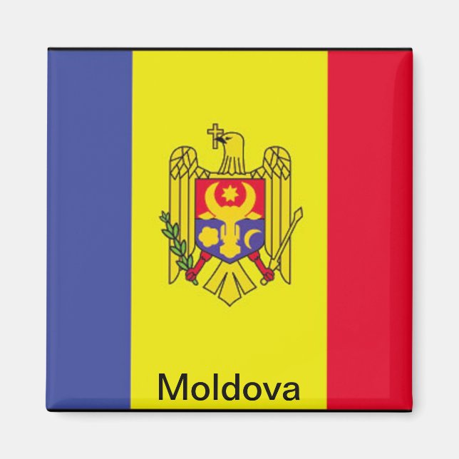 Imã Bandeira da Moldávia (Frente)