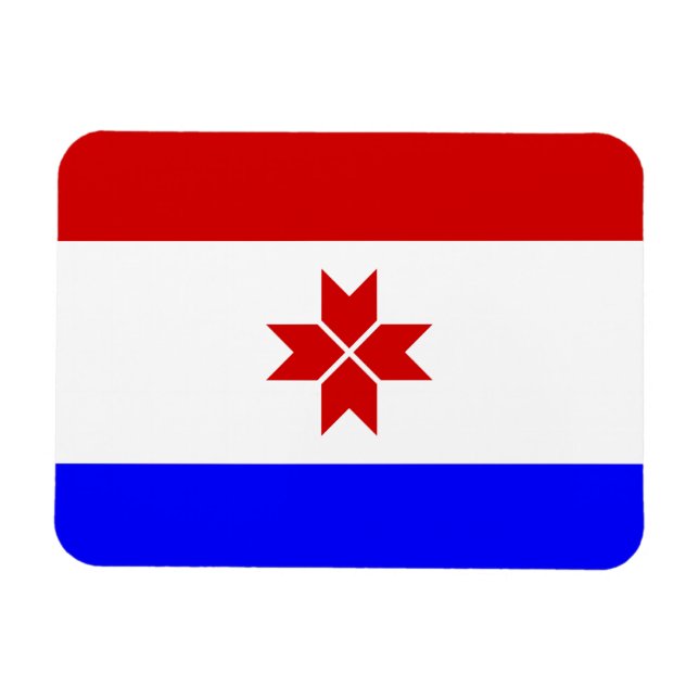 Ímã Bandeira da Mordóvia (Horizontal)