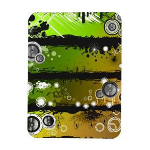 Ímã Bandeira da música do estilo do Grunge