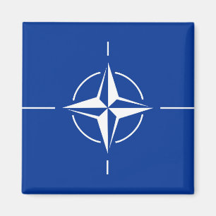 Imã bandeira da nato do Atlântico Norte Organização
