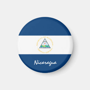 Imã Bandeira da Nicarágua e América - fãs de viagem