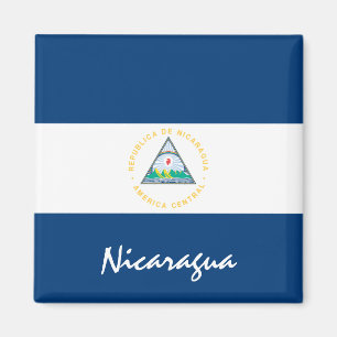 Imã Bandeira da Nicarágua e fãs desportivos/feriados
