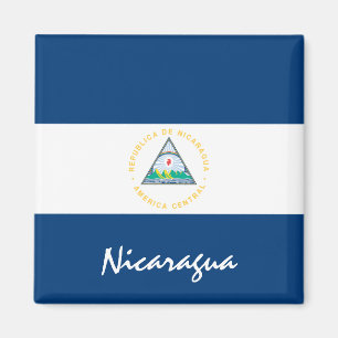 Imã Bandeira da Nicarágua e fãs desportivos/feriados a