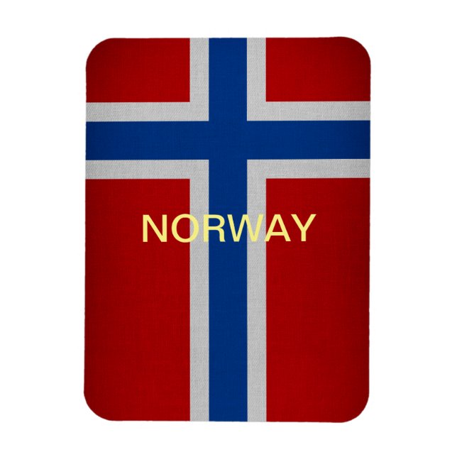 Ímã Bandeira da Noruega (Vertical)