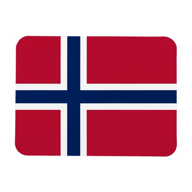 Ímã Bandeira da Noruega (Horizontal)