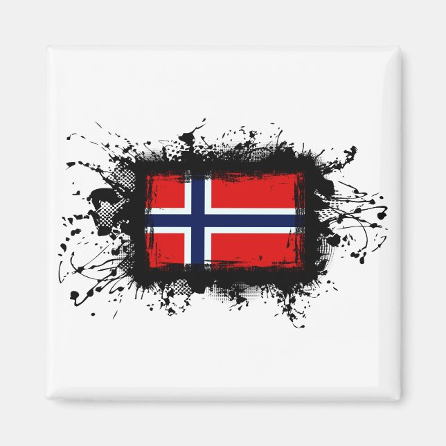 Imã Bandeira da Noruega (Frente)