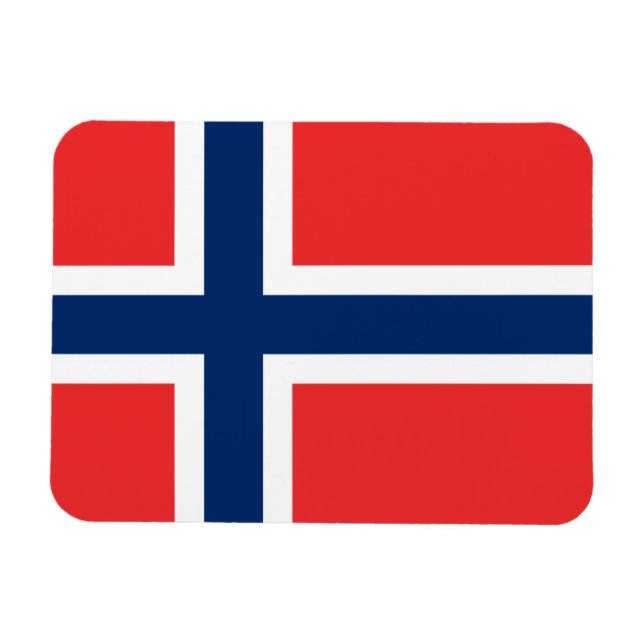 Ímã Bandeira da Noruega (Horizontal)