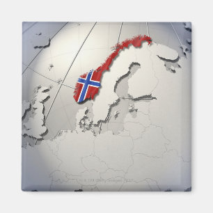 Imã Bandeira da Noruega