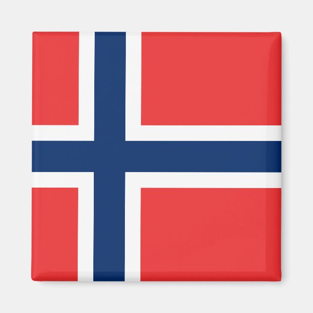 Imã Bandeira da Noruega (Noruega) (Frente)