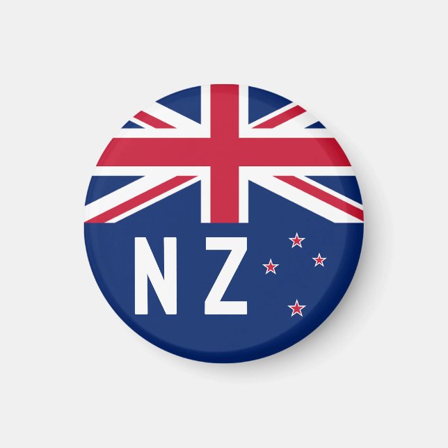 Imã Bandeira da Nova Zelândia - Estilizada (Frente)