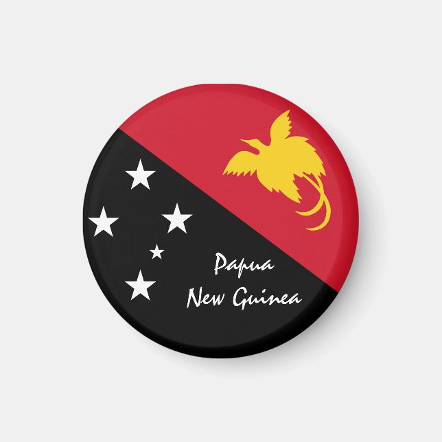 Imã Bandeira da Papua-Nova Guiné e viagem da Oceânia/f (Frente)