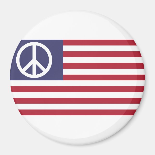 Imã Bandeira da Paz dos Estados Unidos (Frente)