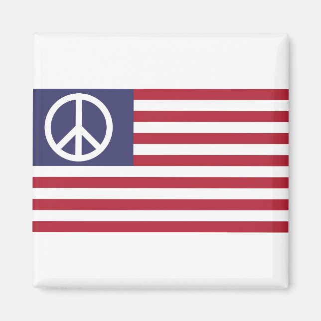 Imã Bandeira da Paz dos Estados Unidos (Frente)