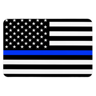 Ímã Bandeira da Polícia Thin Blue Line