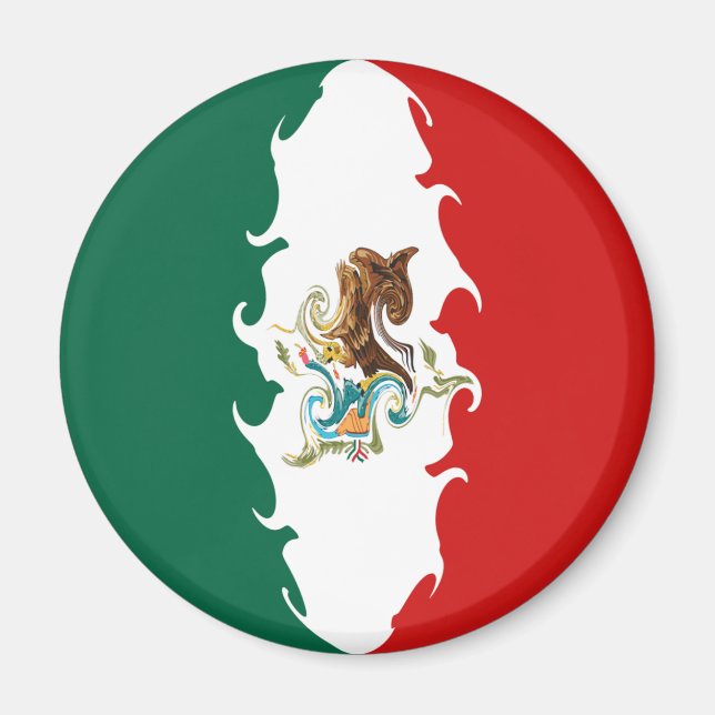 Imã Bandeira da primavera do México (Frente)